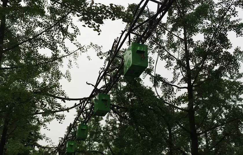 露天場景戶外燈光布置